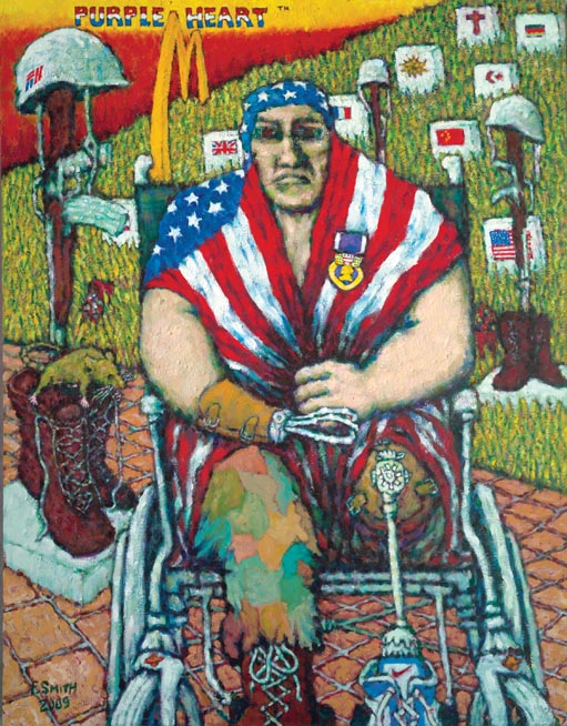 Purple Heart 36”x28”