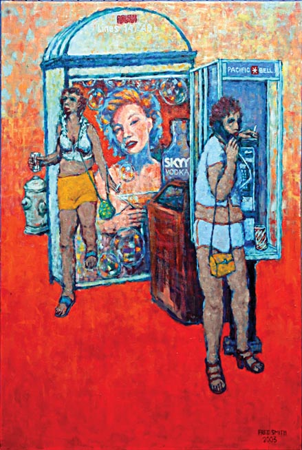 S.F. Mission District Bus Stop (Skye Vodka) 23 1/4” x 35”