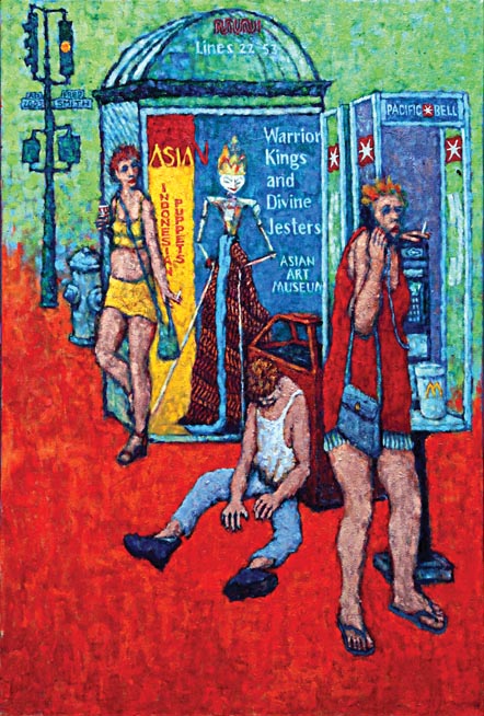 S.F. Mission District Bus Stop (Warrior Kings) 24” x 36”
